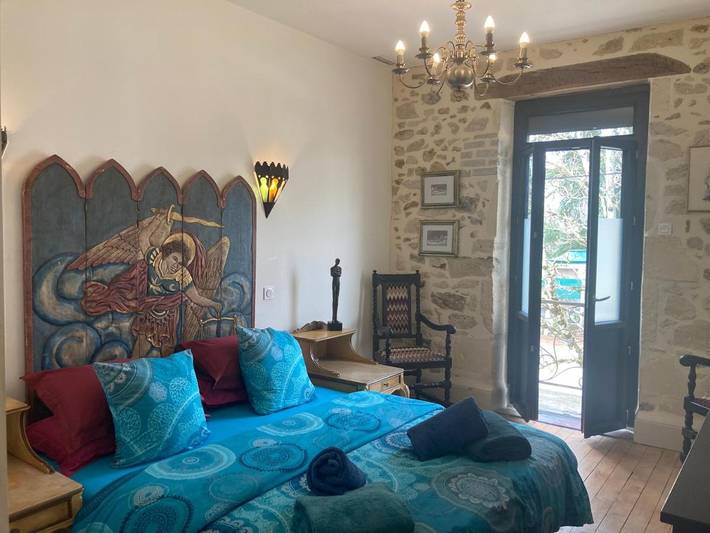 Chambre d’hôte pour 2 personnes, avec jardin et vue, animaux acceptés à Saint-Vite - 3