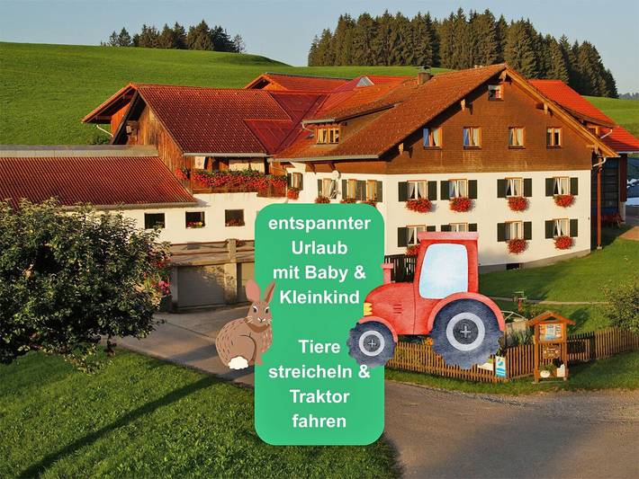 Bauernhof für 4 Personen, mit Garten, kinderfreundlich im Oberallgäu