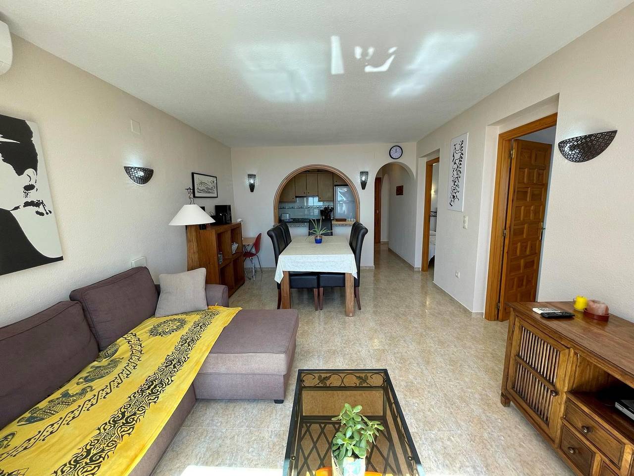 Ganze Wohnung, Wohnung mit Meerblick und Klimaanlage in Benitachell in Poble Nou de Benitatxell, Costa Blanca