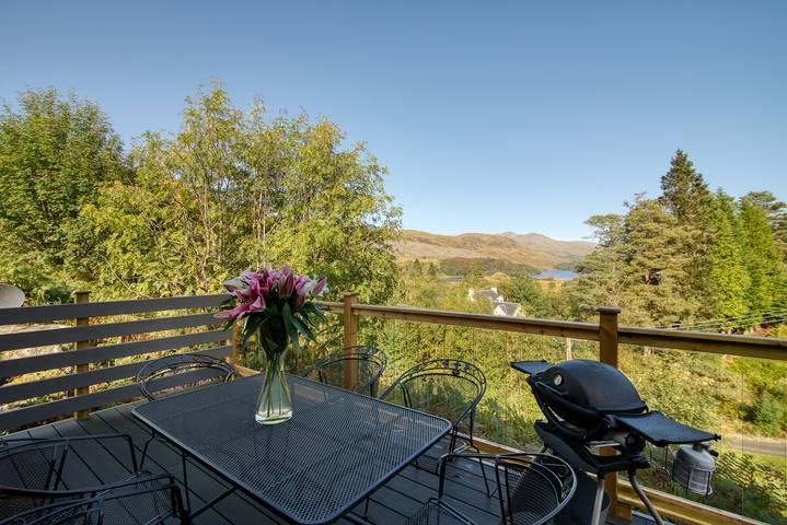 Chalet für 4 Personen mit Terrasse in Stirling und Umgebung