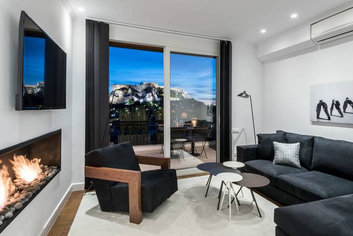 Ferienwohnung für 5 Personen, mit Balkon und Ausblick