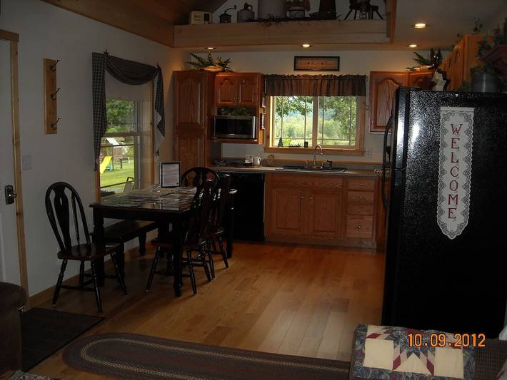 Blockhütte für 6 Personen, mit Garten - 1