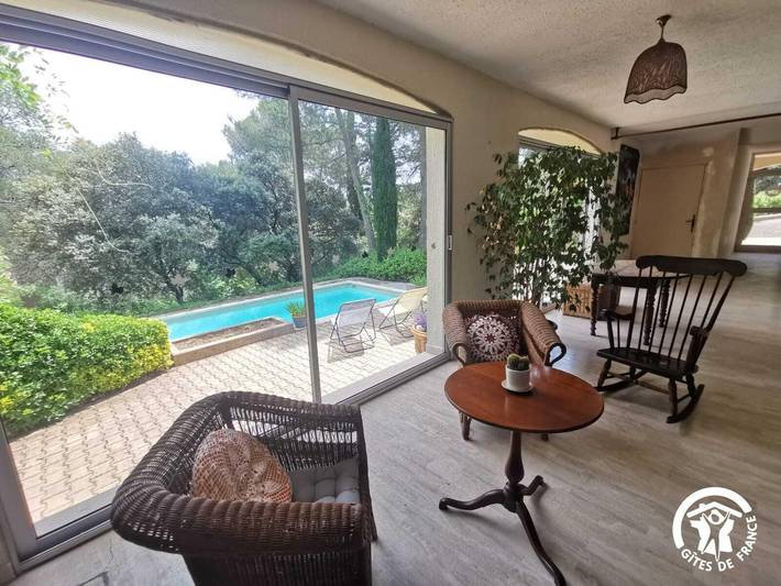 Maison de vacances pour 4 personnes, avec Terrasse ainsi que Jardin et Piscine à Jacou