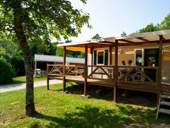 Mobil home pour 4 personnes, avec bassin pour enfant à Aubazines - 4