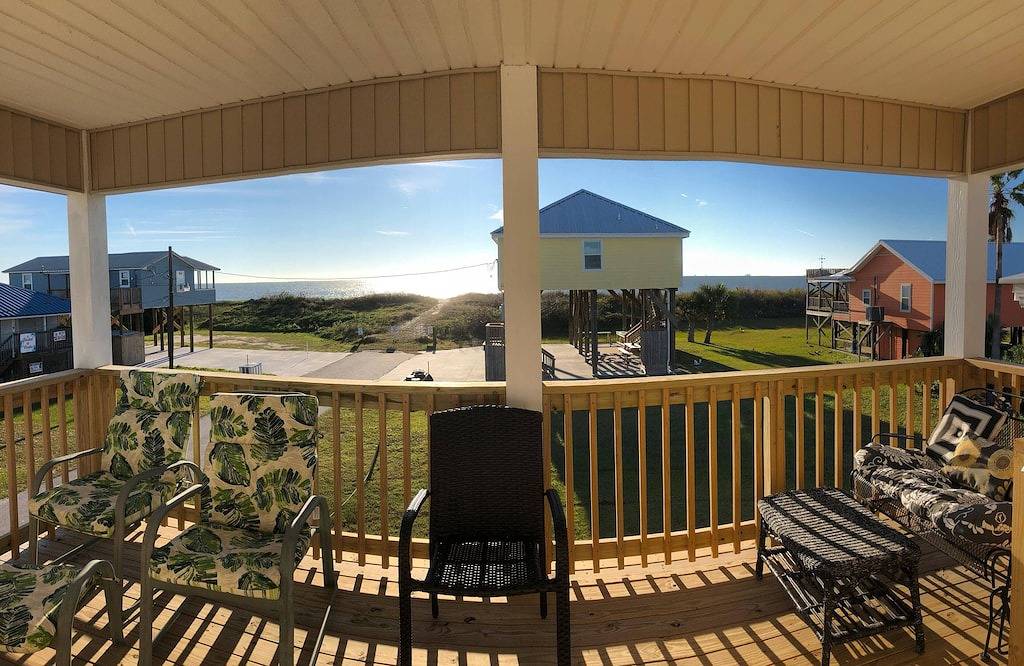 Gone Coastal ist ein gemütlicher Kurzurlaub am Strand mit Blick auf den Golf in Grand Isle, Jefferson Parish