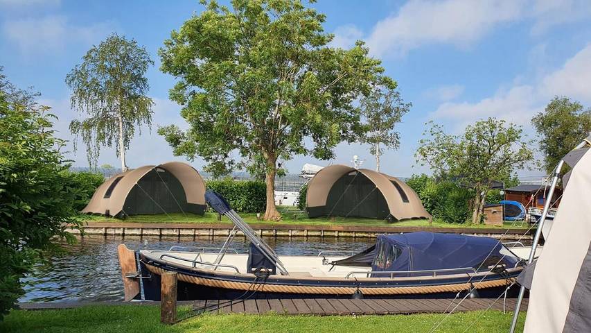 Camping für 4 Personen, mit Ausblick in Nordholland