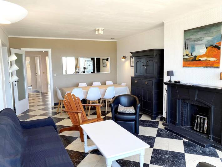 Appartement de vacances pour 6 personnes, avec terrasse à Nieuwpoort