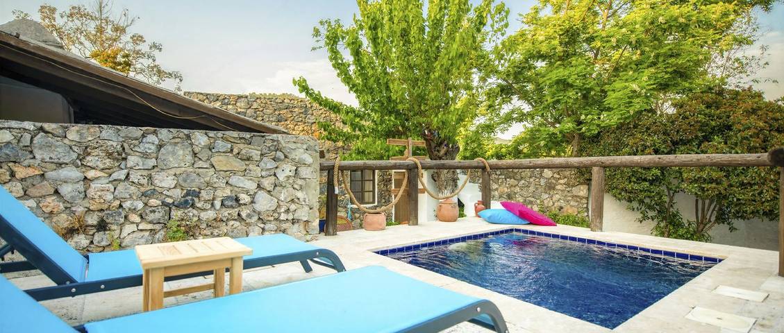 Kaya Cottage in Kayaköy, Egeo Turco