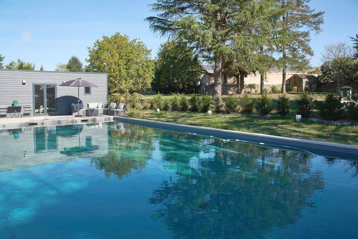 Maison d’hôte pour 2 personnes, avec jacuzzi ainsi que piscine et jardin