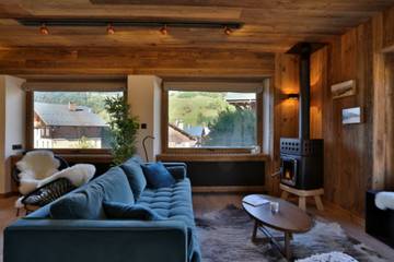 Gîte pour 5 personnes, avec balcon, adapté aux familles dans Office de Tourisme de Megeve