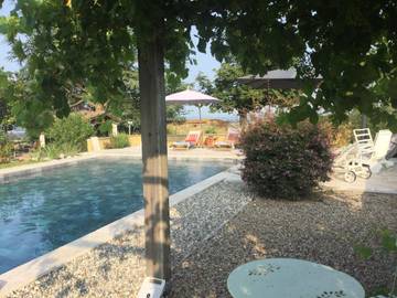 Chambre d’hôte pour 2 personnes, avec piscine et jardin à Saint-Jean-de-Marcel