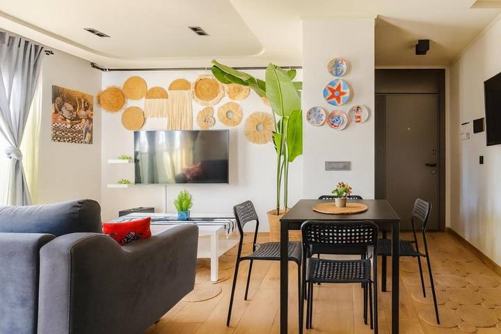 Ferienwohnung für 4 Personen, mit Pool und Garten sowie Ausblick in Antalya