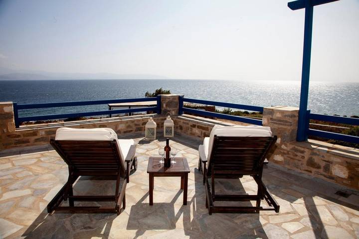 Ferienwohnung für 4 Personen, mit Garten und Balkon auf Paros