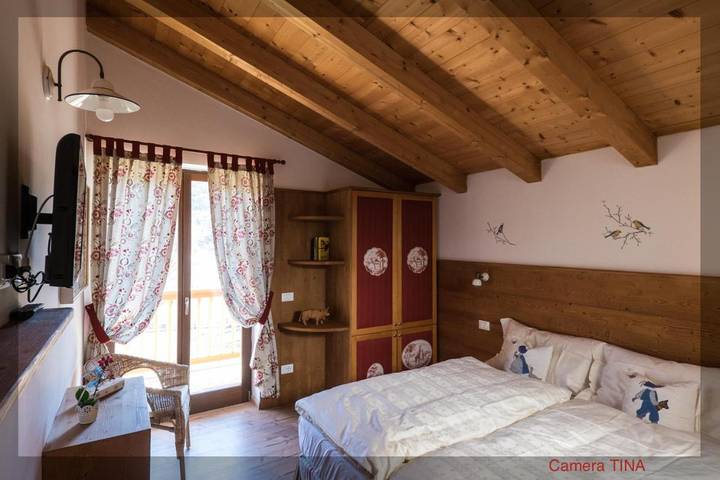 B&b per 2 persone, con Balcone e Terrazza nonché Giardino e Panorama ad Andalo
