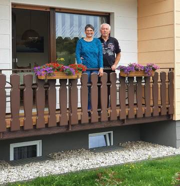 Ferienhaus für 6 Personen, mit Balkon in Berndorf