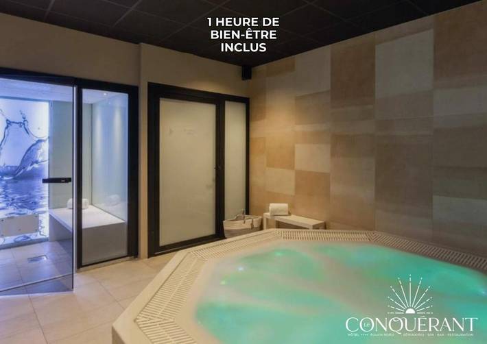 Hôtel pour 2 personnes, avec Terrasse et Jacuzzi ainsi que Jardin et Sauna