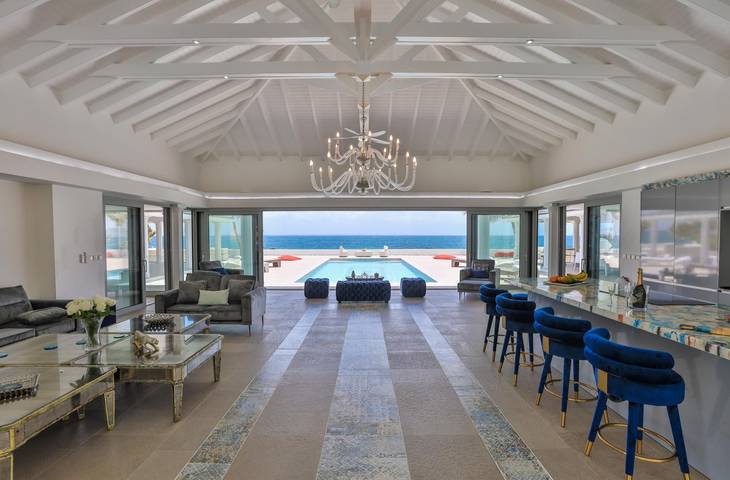 Gîte pour 10 personnes, avec jardin ainsi que vue sur l’océan et piscine, animaux acceptés dans Saint Martin - 2