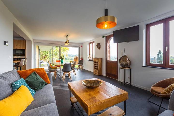 Location de vacances pour 8 personnes, avec jardin ainsi que sauna et vue à Ellezelles - 2