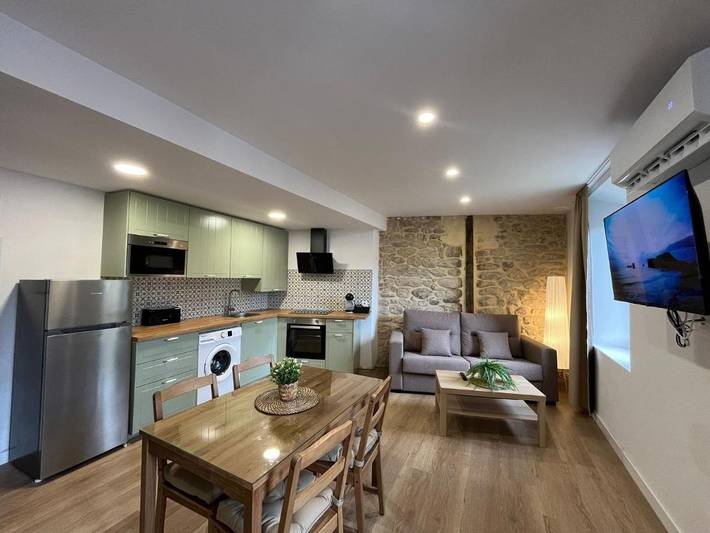 Apartamento para 3 personas, con Terraza y Vistas en Villacarriedo