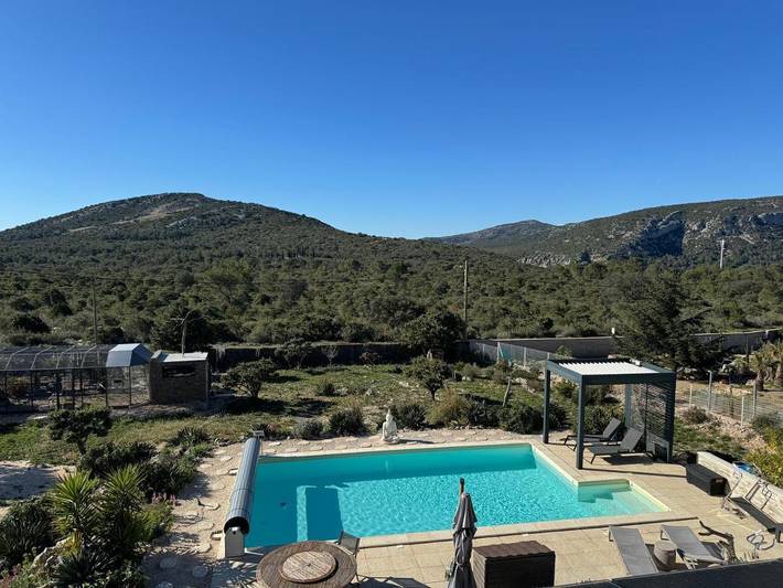 Gîte pour 4 personnes, avec piscine ainsi que vue et jardin à Vingrau - 2