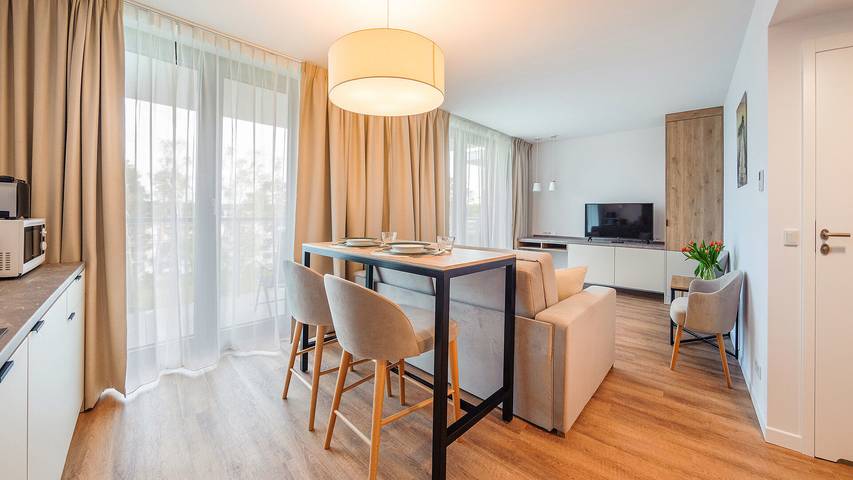 Ferienwohnung für 2 Personen, mit Balkon und Sauna in Mielno - 3