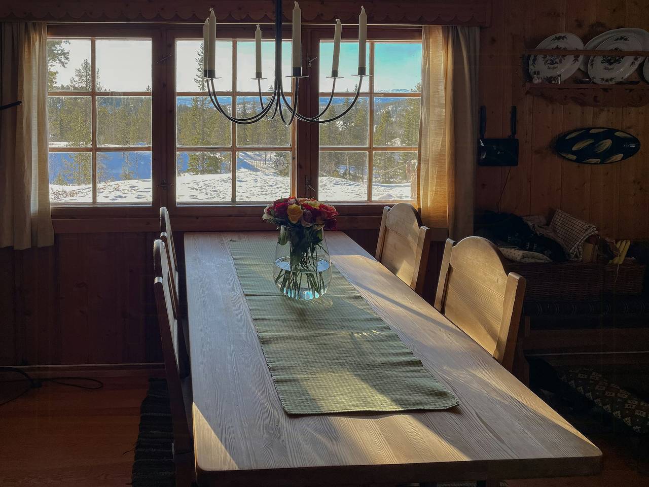 Baita classica modernizzata con vista su Norefjell in Sigdal