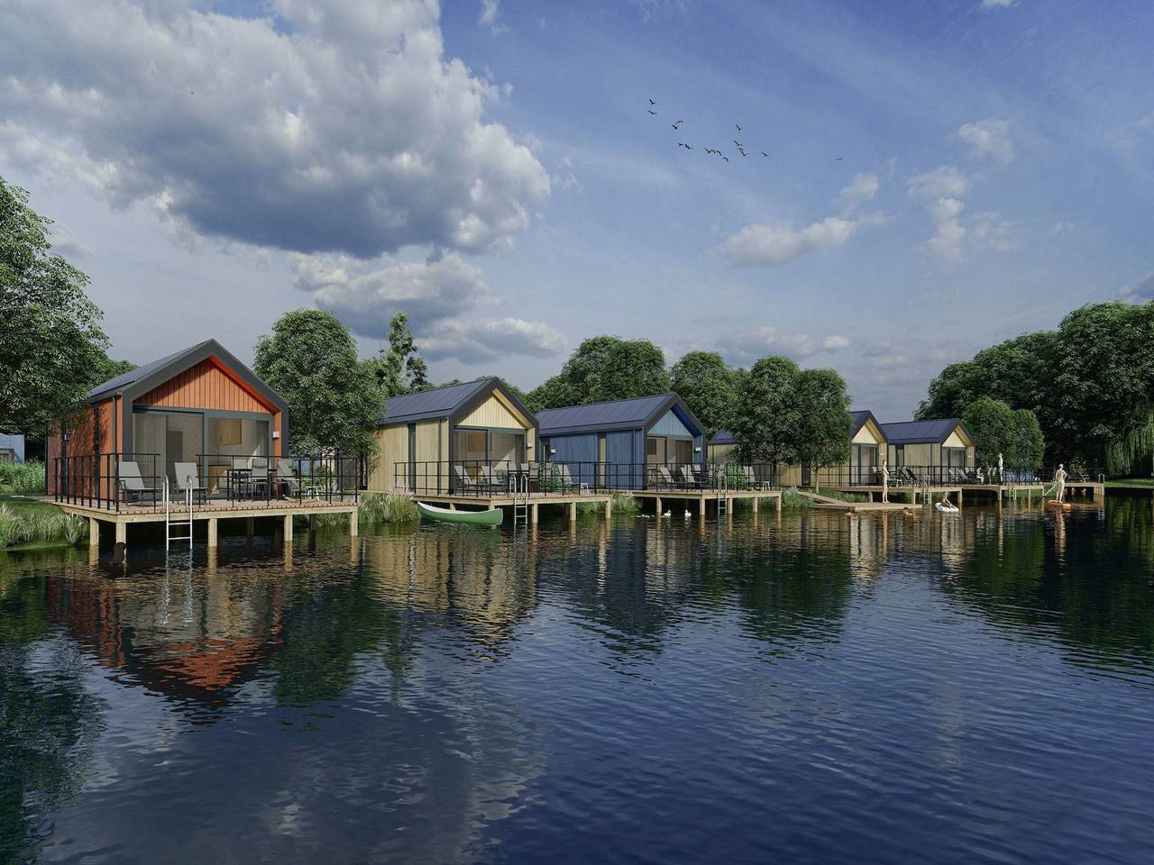 Lodge by the Lake in Arcen with Water Terrace in Nationaal Park De Maasduinen