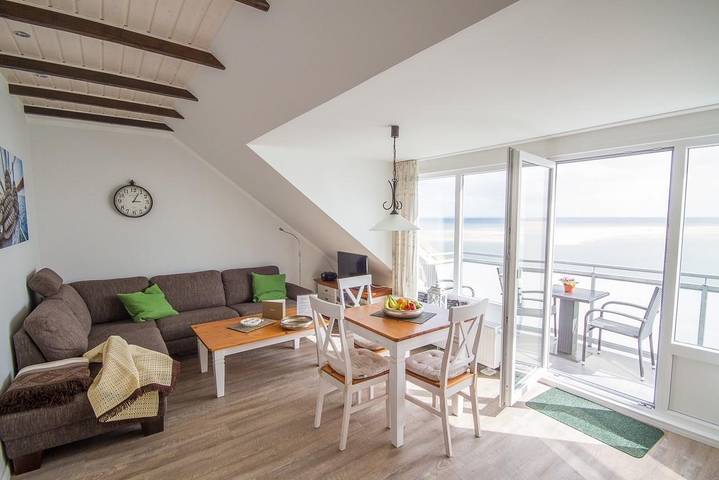 Ferienhaus mit Meerblick für 2 Personen, mit Balkon und Sauna an der Nordsee - 4