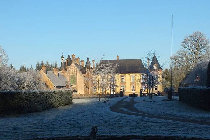 Château pour 18 personnes, avec Jardin dans Orne