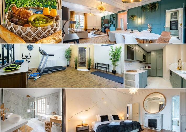 Location de vacances pour 17 personnes, avec piscine et sauna ainsi que jacuzzi et jardin, adapté aux familles à La Ferté-Gaucher - 2