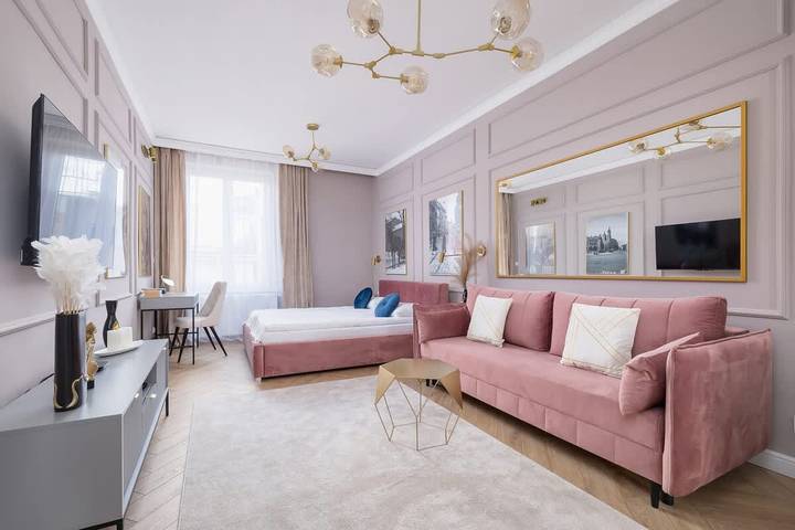Appartement entier, Elegant Apartment | Air Conditioning, Balcony, Close to Market Square in Kazimierz, Cracovie
