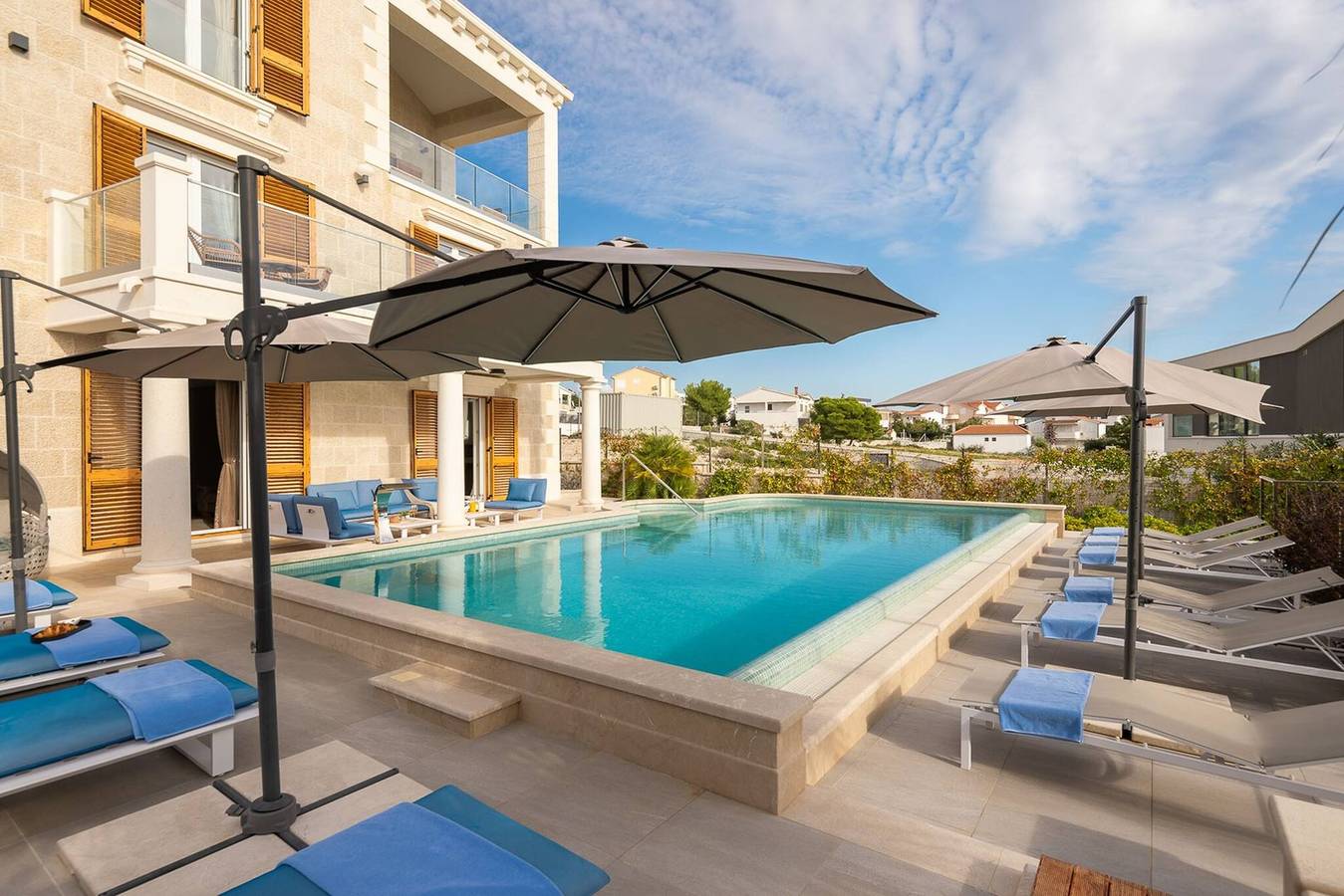 Luxury Seafront Villa Castello Rogoznica with Pool in Rogoznica, Šibenik-Knin