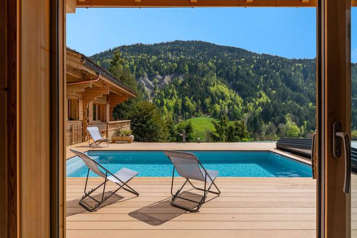 Chalet pour 9 personnes, avec piscine ainsi que sauna et jardin à Le Grand-Bornand - 4