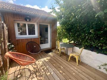 Maison de campagne pour 2 personnes, avec vue et terrasse à Villenave-d'Ornon
