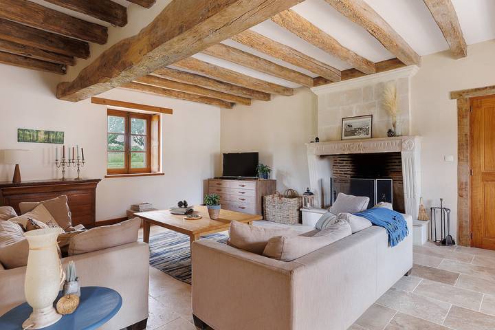 Location de vacances pour 10 personnes, avec jardin à Préaux (Indre)
