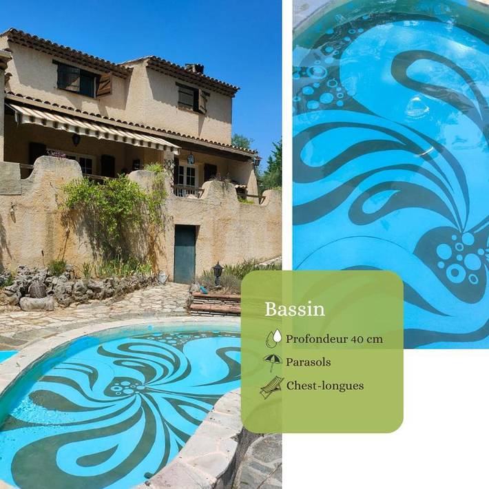 Chambre d’hôte pour 2 personnes, avec Balcon et Terrasse ainsi que Jardin et Piscine à Draguignan - 3