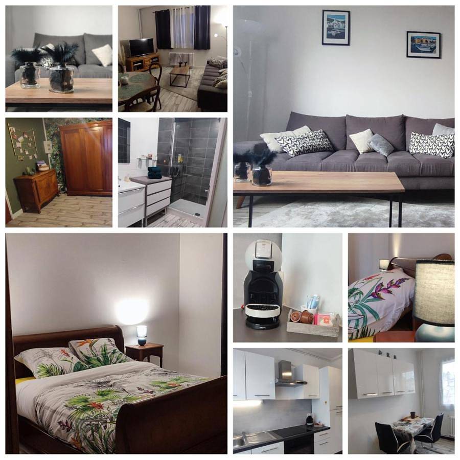 Appartement entier, Appartement 4 personnes, 2 ch, parking gratuit et facile in Montceau-les-Mines, Région de Chalon-sur-Saône