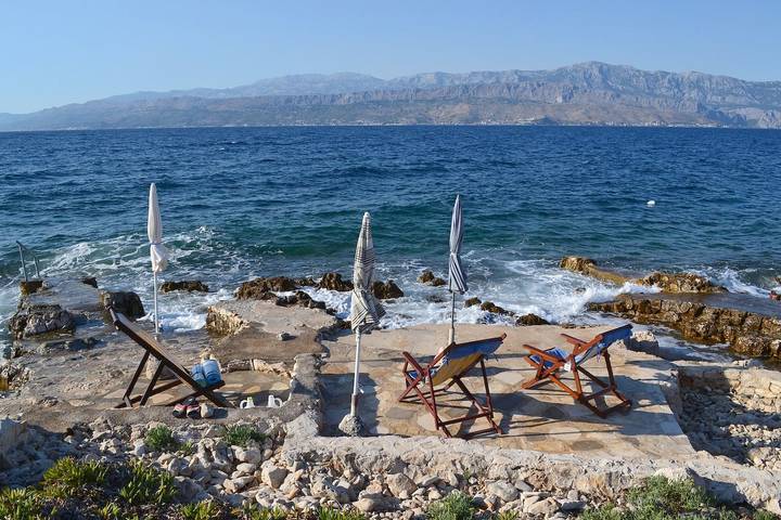Ferieleilighet for 4 personer, med Balkong / Terrasse i Supetar