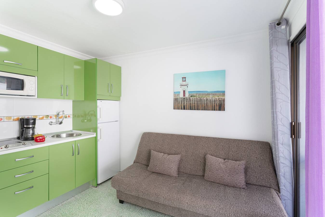 Entire apartment, Vacation Apartment 'Los Angeles 3' with Sea View, Shared Terrace and Wi-Fi in Puerto de Mogan, Mogán