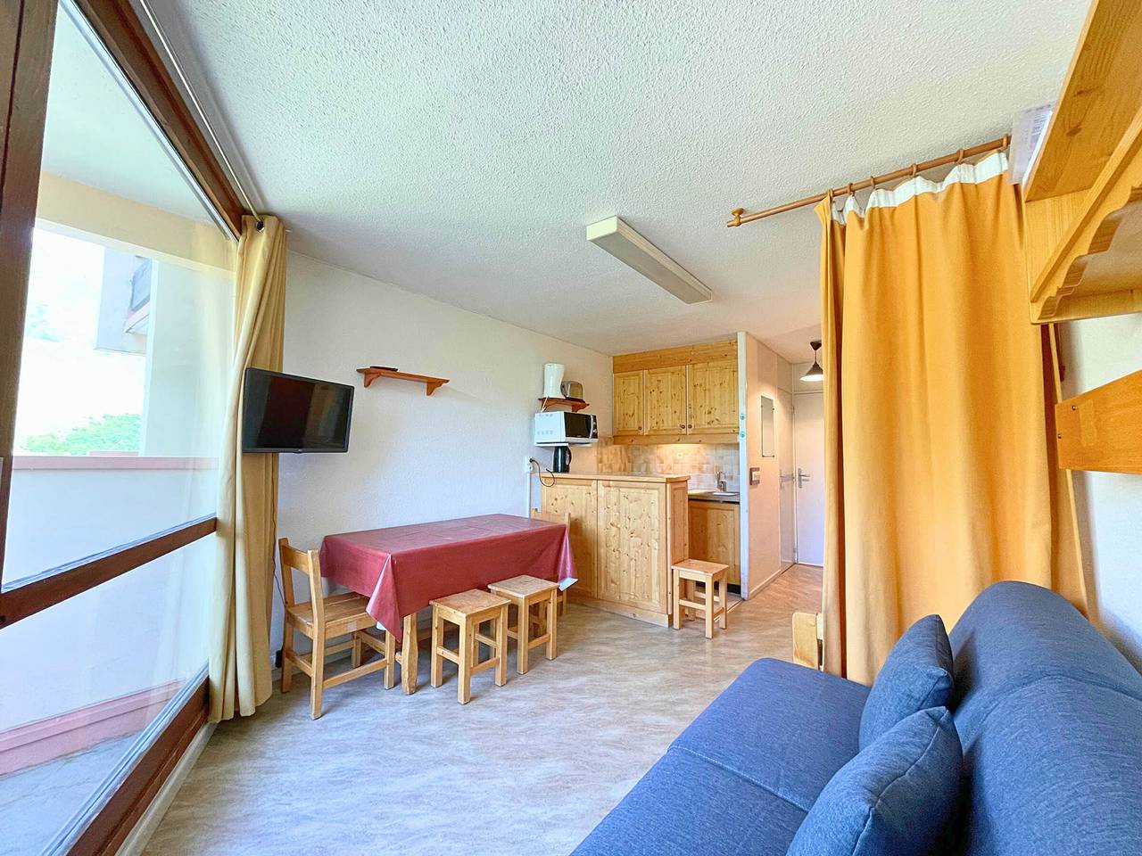 Ganzes Studio, Klassisches Studio 19m², Süd, Haustiere Ok, Les Menuires in Les Menuires, Saint-Martin-de-Belleville