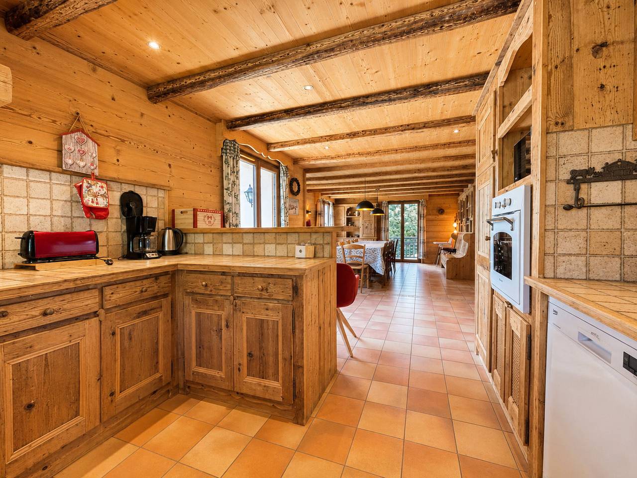 Chalet familiar en Flumet, 8 pers, balcones y jardín in Flumet, Albertville region