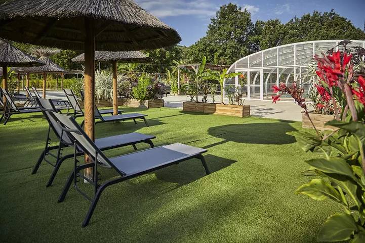 Mobil home pour 6 personnes, avec terrasse et piscine, animaux acceptés à Gréoux-les-Bains - 2