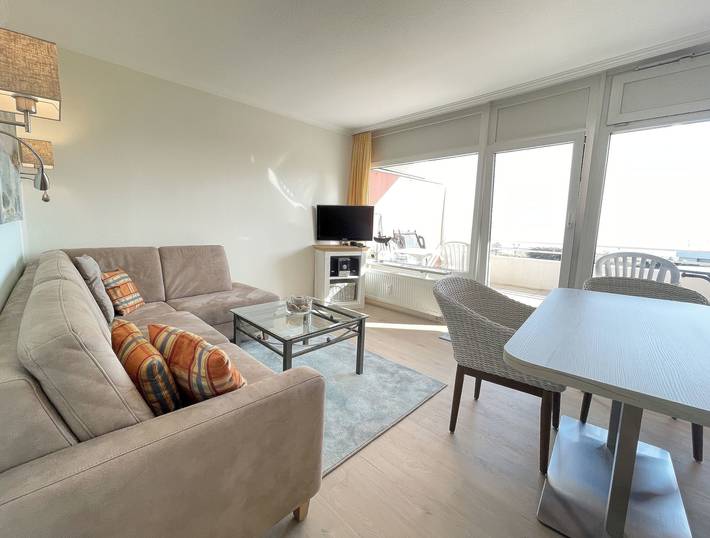 Vakantiewoning voor 3 personen, with sauna and balkon as well as zwembad, met huisdier in Grömitz