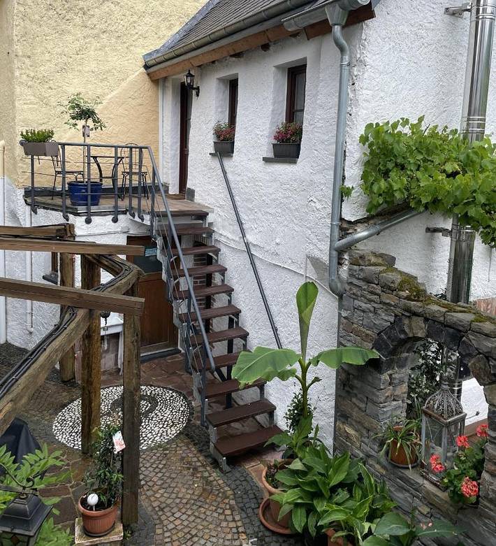 Vakantiewoning voor 3 personen, with Balkon and Terras as well as Tuin and Uitzicht in Bruttig-Fankel