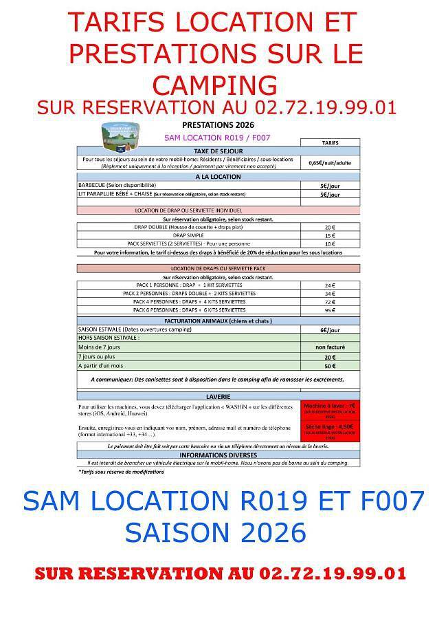 Mobil home confort 3 chambres pour 6 personnes - Idéal séjour Puy dufou F007 in La Boissière-de-Montaigu, Vallée de la Loire