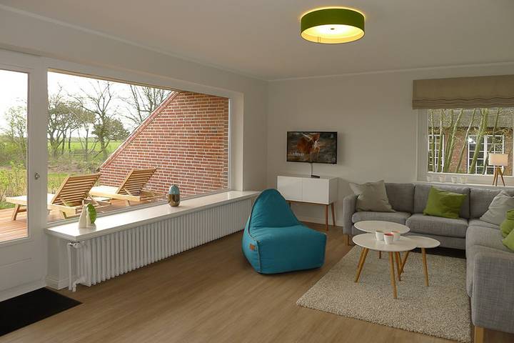 Ferienhaus mit Meerblick für 6 Personen, mit Garten und Balkon in Nieblum - 3
