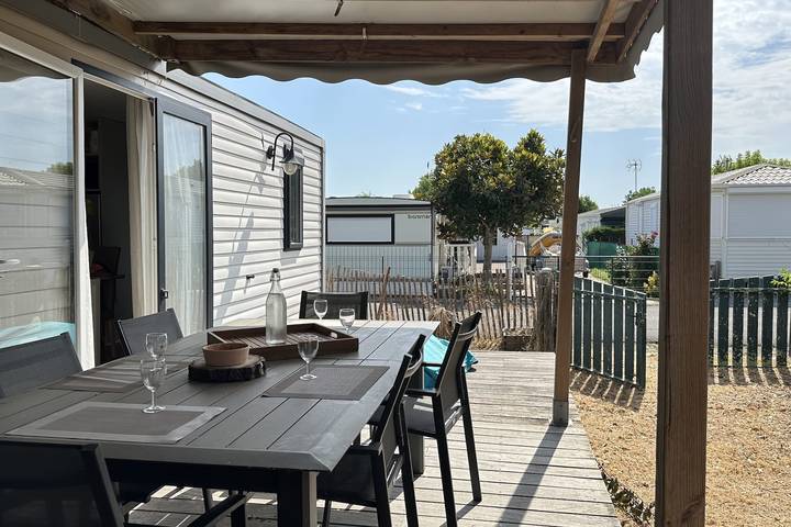 Chalet pour 6 personnes, avec piscine et jardin