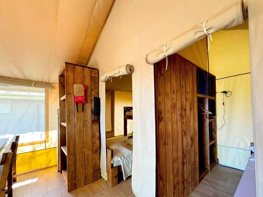 Camping Mar Y Sierra - Tenda in tela e legno 5 persone - Lodge Klahari in San Costanzo, Valle del Metauro