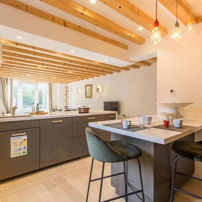 Appartement de vacances pour 5 personnes, avec vue et jardin