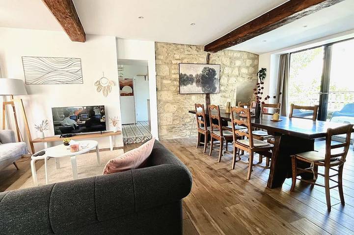 Maison de vacances pour 7 personnes, avec jardin et balcon à Pierrefonds